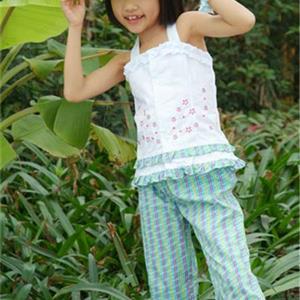 夏款韩国童装 小清新玫瑰花雪纺连衣裙 Dream spirit MZ1029#