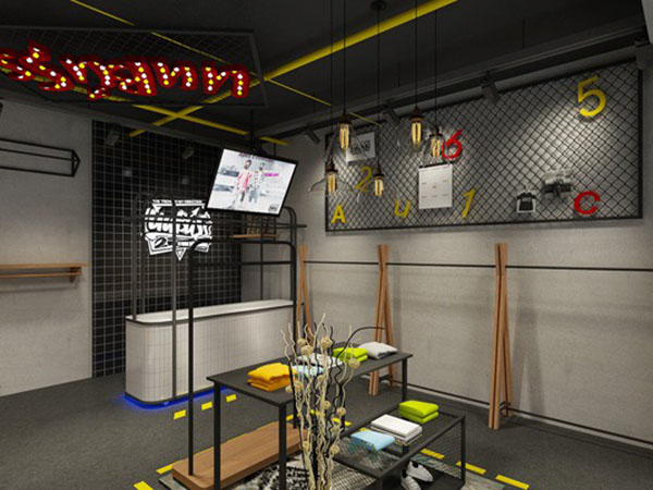 优优巴斯时尚童装店铺展示