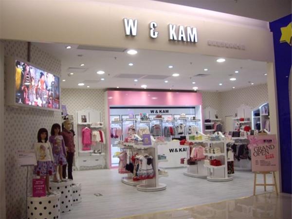 W&KAM 蒙娜丽莎时尚童装店铺展示