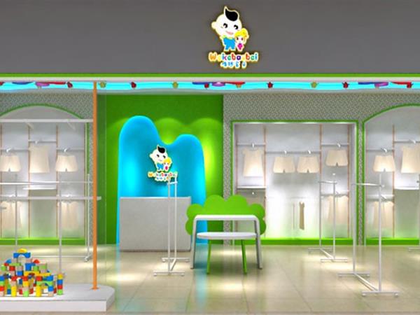 唯珂萌时尚童装店铺展示
