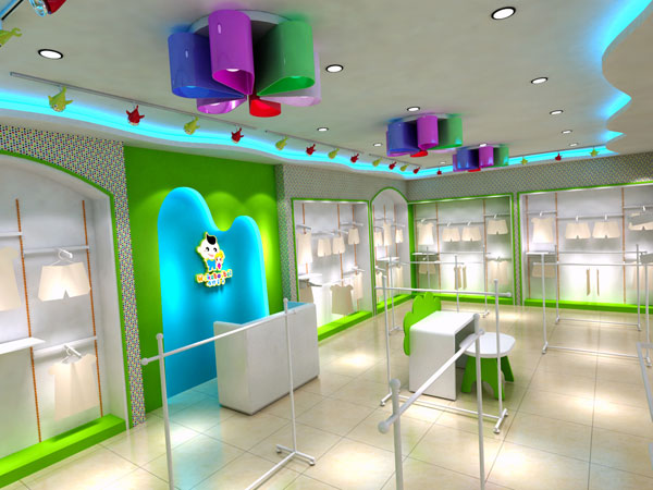 唯珂萌时尚童装店铺展示
