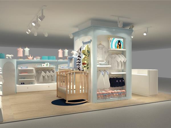 甜心皇冠时尚童装店铺展示