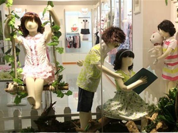 可米熊青少年装店铺展示