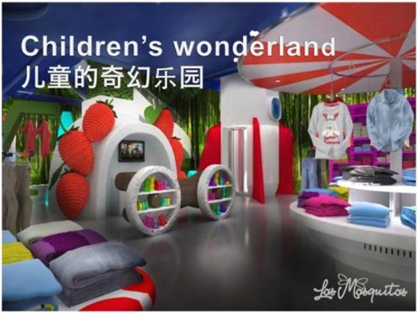 小蚊子时尚童装店铺展示