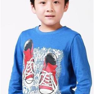 豹纹夏装韩版短袖男童套装 儿童宝宝T恤+七分裤套装现货广州批发