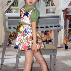 织里品牌童装2013春夏款中大童女童套装米奇短袖套装儿童套装清仓