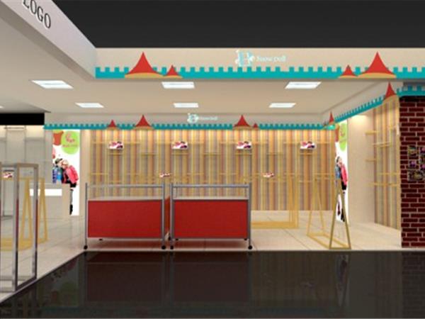 冰雪隆娃时尚童装店铺展示