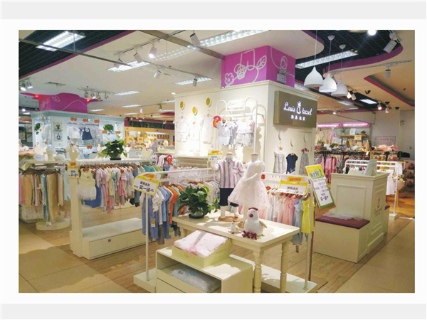 路易迪高时尚童装店铺展示