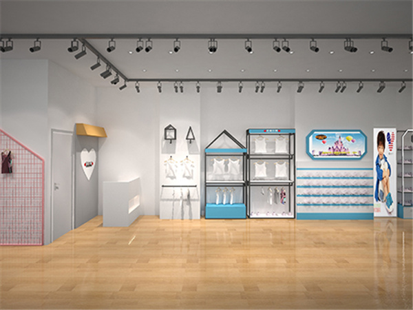 甜蜜小屋时尚童装店铺展示