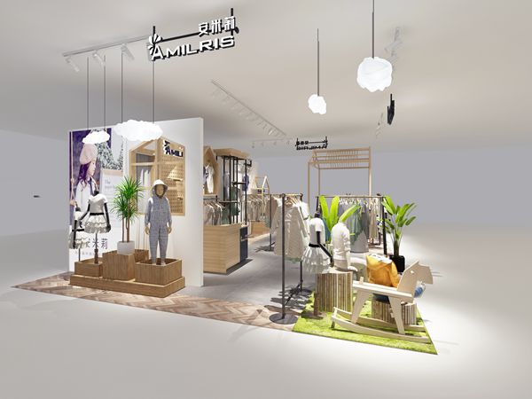 安米莉时尚童装店铺展示
