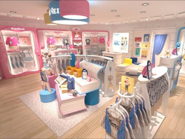 杰米兰帝青少年装店铺展示