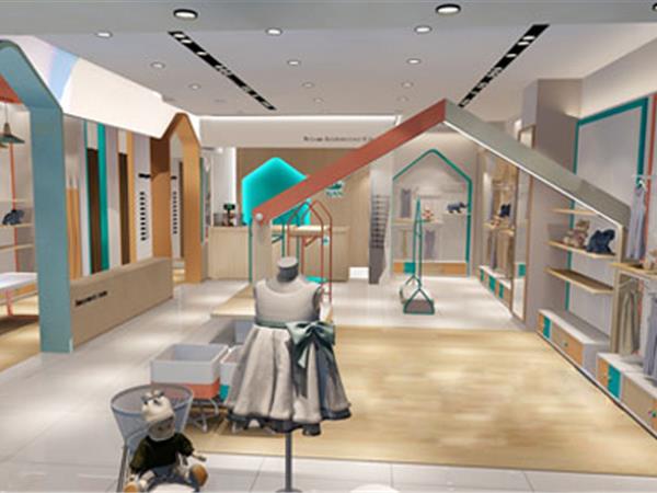 彩虹街时尚童装店铺展示