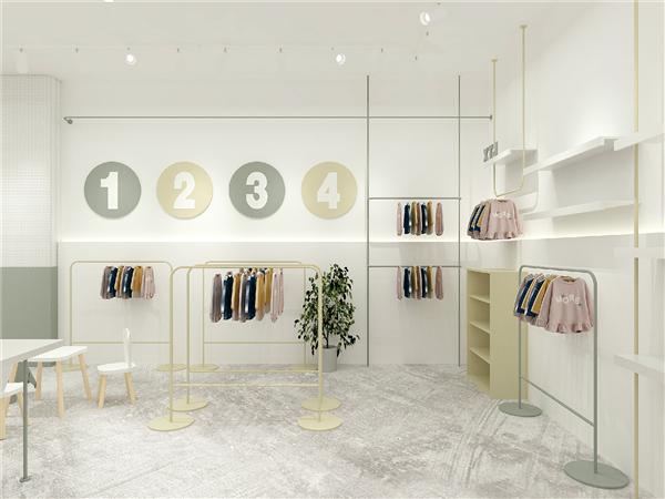 小田家时尚童装店铺展示
