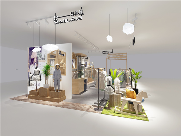 安米莉时尚童装店铺展示