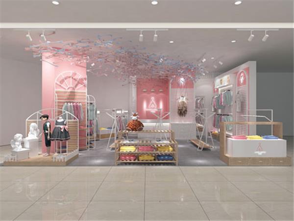 奥斯塔婴童装店铺展示