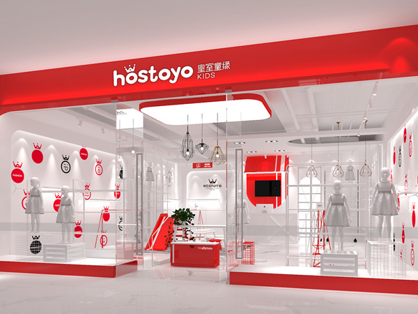 皇室童缘时尚童装店铺展示