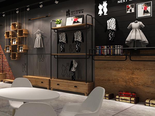 下一个奇迹时尚童装店铺展示