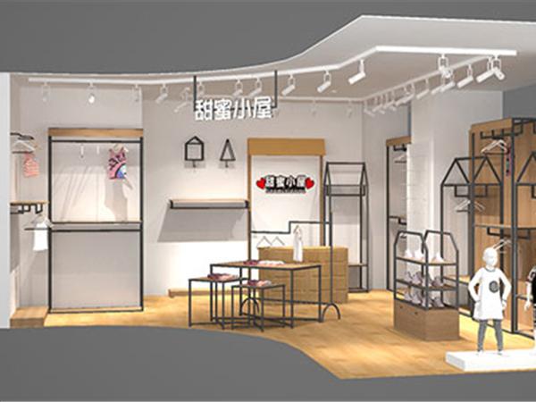 甜蜜小屋时尚童装店铺展示