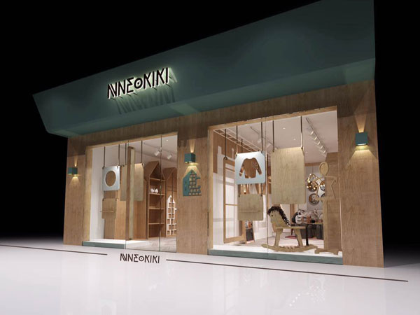 NNE&KIKI时尚童装店铺展示