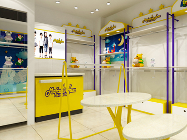 魔法童话时尚童装店铺展示