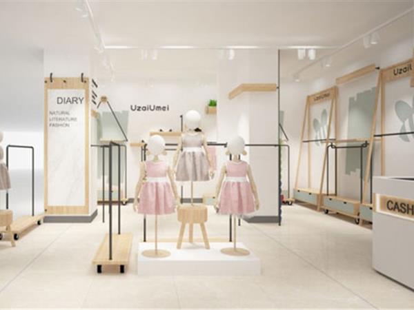 优仔优妹时尚童装店铺展示