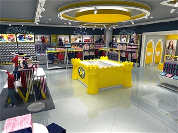 特步时尚童装店铺展示