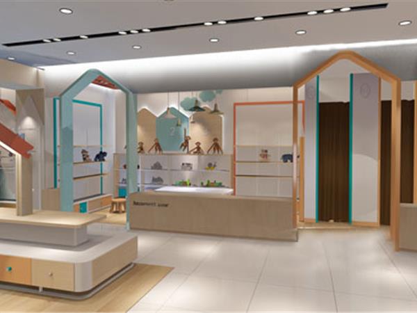 彩虹街时尚童装店铺展示