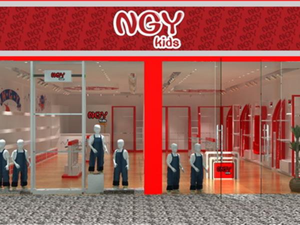 南瓜芽时尚童装店铺展示