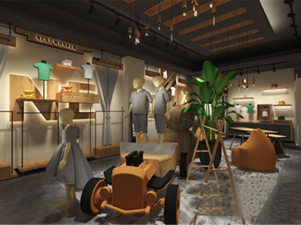 下一个奇迹时尚童装店铺展示