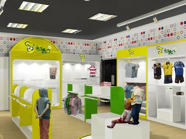 南瓜芽时尚童装店铺展示