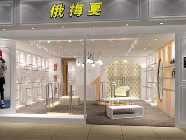 俄梅戛青少年装店铺展示