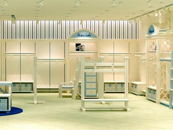 蓝蚁迪堡时尚童装店铺展示