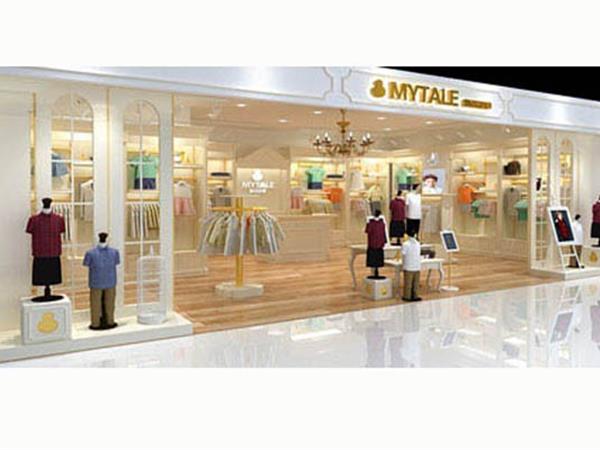 童话故事时尚童装店铺展示