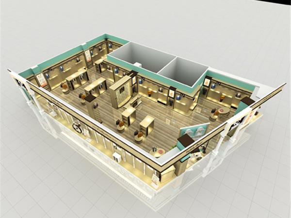 泰迪熊时尚童装店铺展示