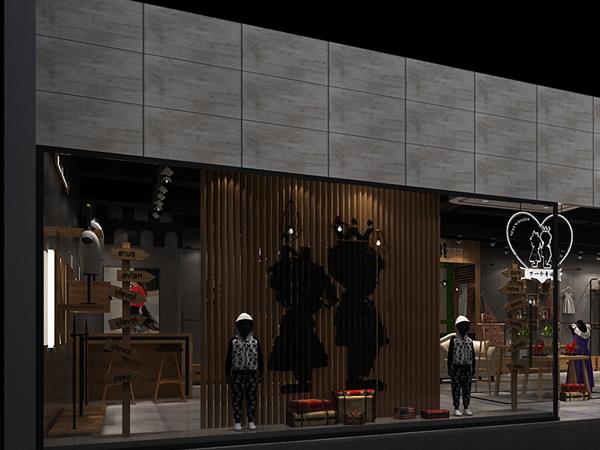 下一个奇迹时尚童装店铺展示