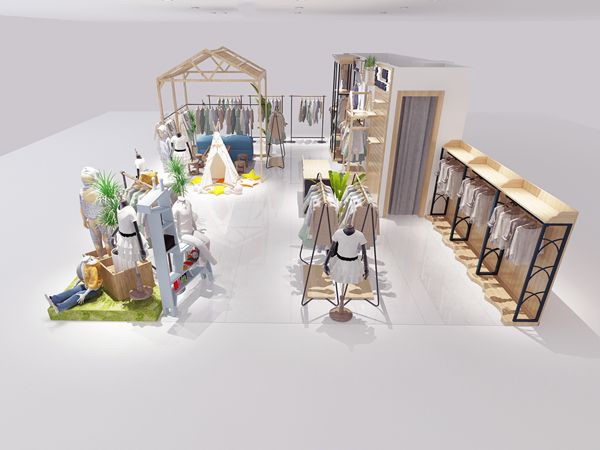 安米莉时尚童装店铺展示