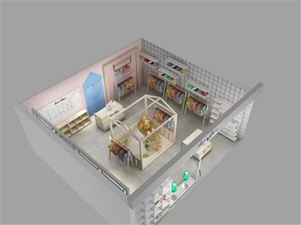 朵拉迪亚哥时尚童装店铺展示