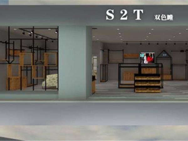 双色瞳青少年装店铺展示