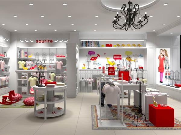 Homepage时尚童装店铺展示