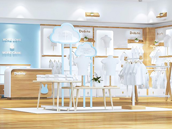 多比兔婴童装店铺展示