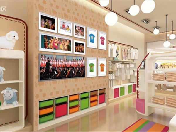 恒源祥小囡时尚童装店铺展示