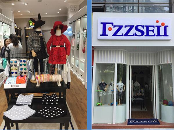 菲森时尚童装店铺展示