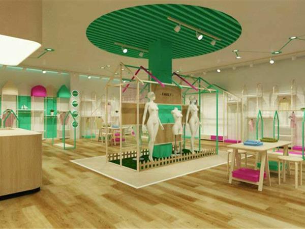 甜蜜风亲子装店铺展示