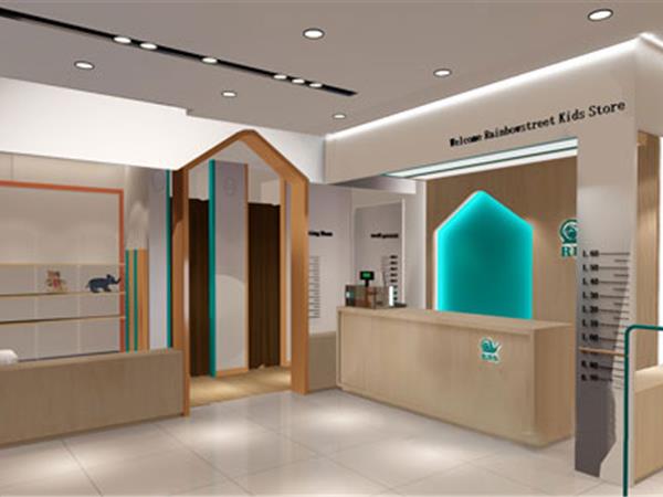 彩虹街时尚童装店铺展示