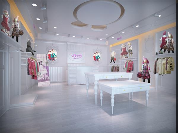 帷纳公主婴童装店铺展示