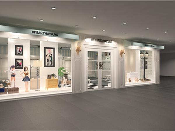 蚯蚓物时尚童装店铺展示