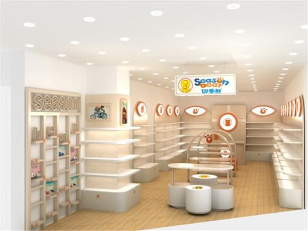四季熊童鞋时尚童装店铺展示
