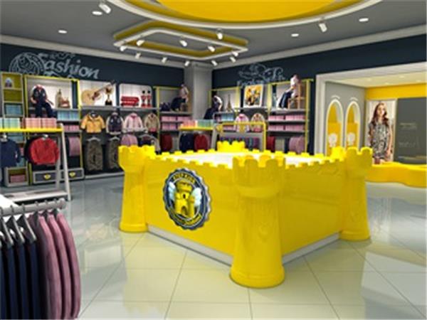 特步时尚童装店铺展示