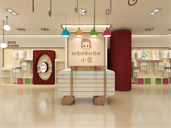 恒源祥小囡时尚童装店铺展示