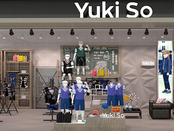 YukiSo时尚童装店铺展示